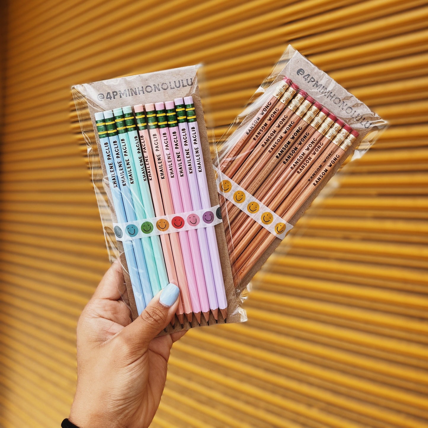 Personalized Engraved Pencils