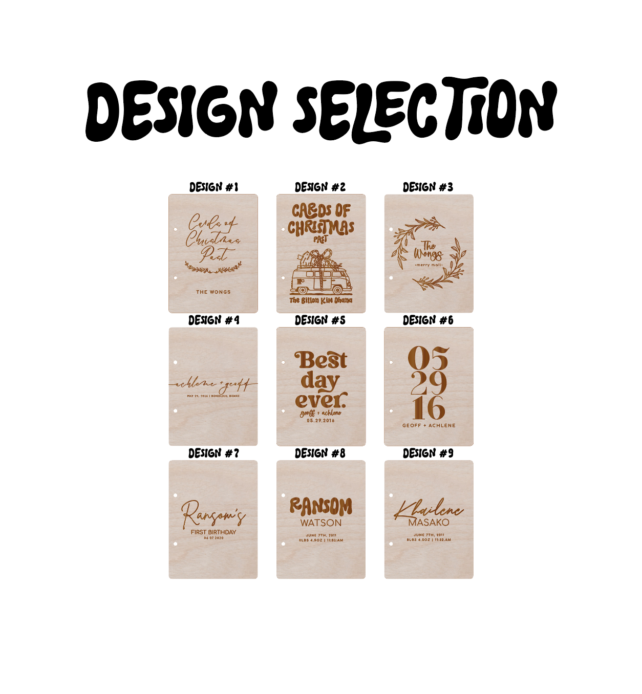 Personalized Card Keeper