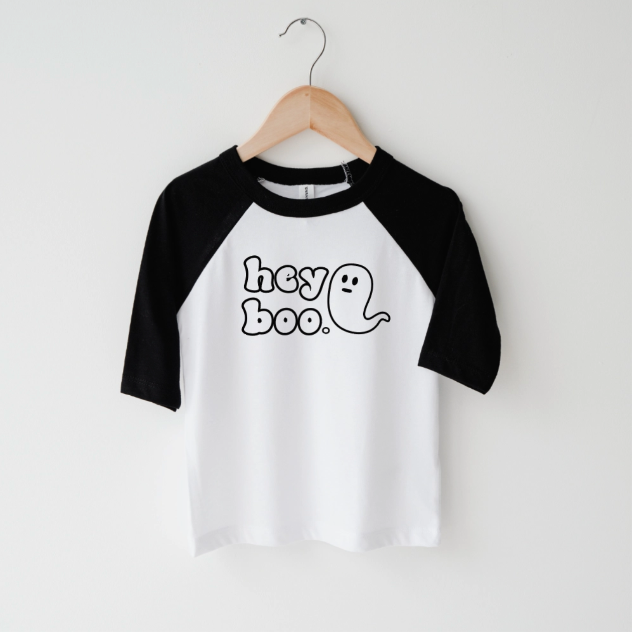 PRE-ORDER Kids "Hey Boo" Raglan Tee