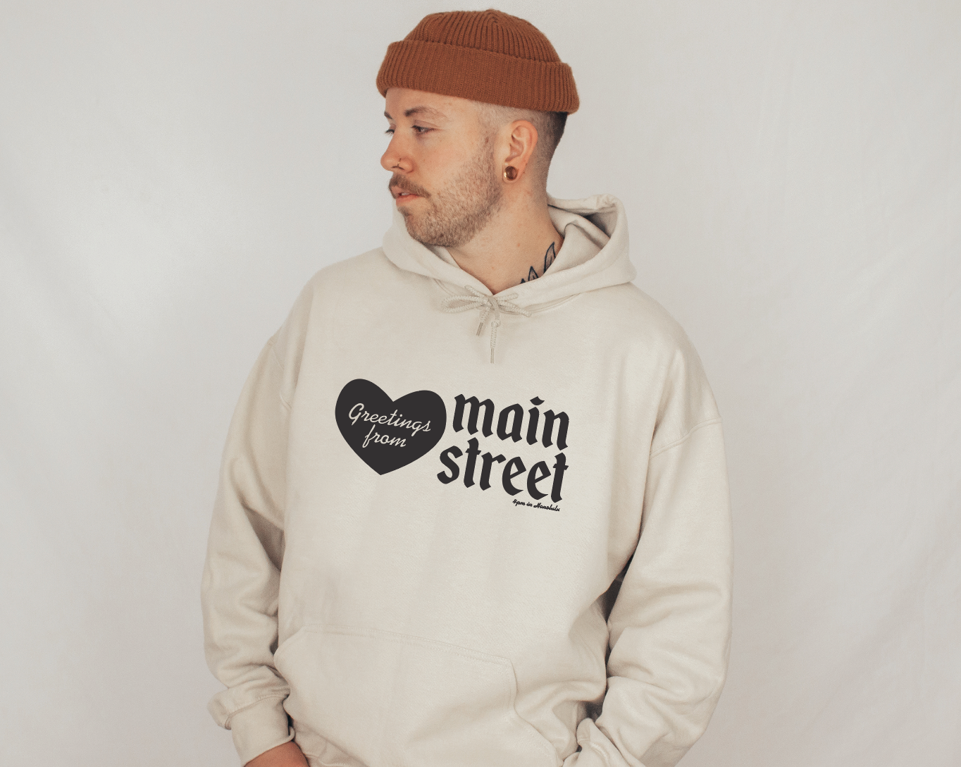 PRE-ORDER Adult Unisex "Greetings from main street" Hoodie