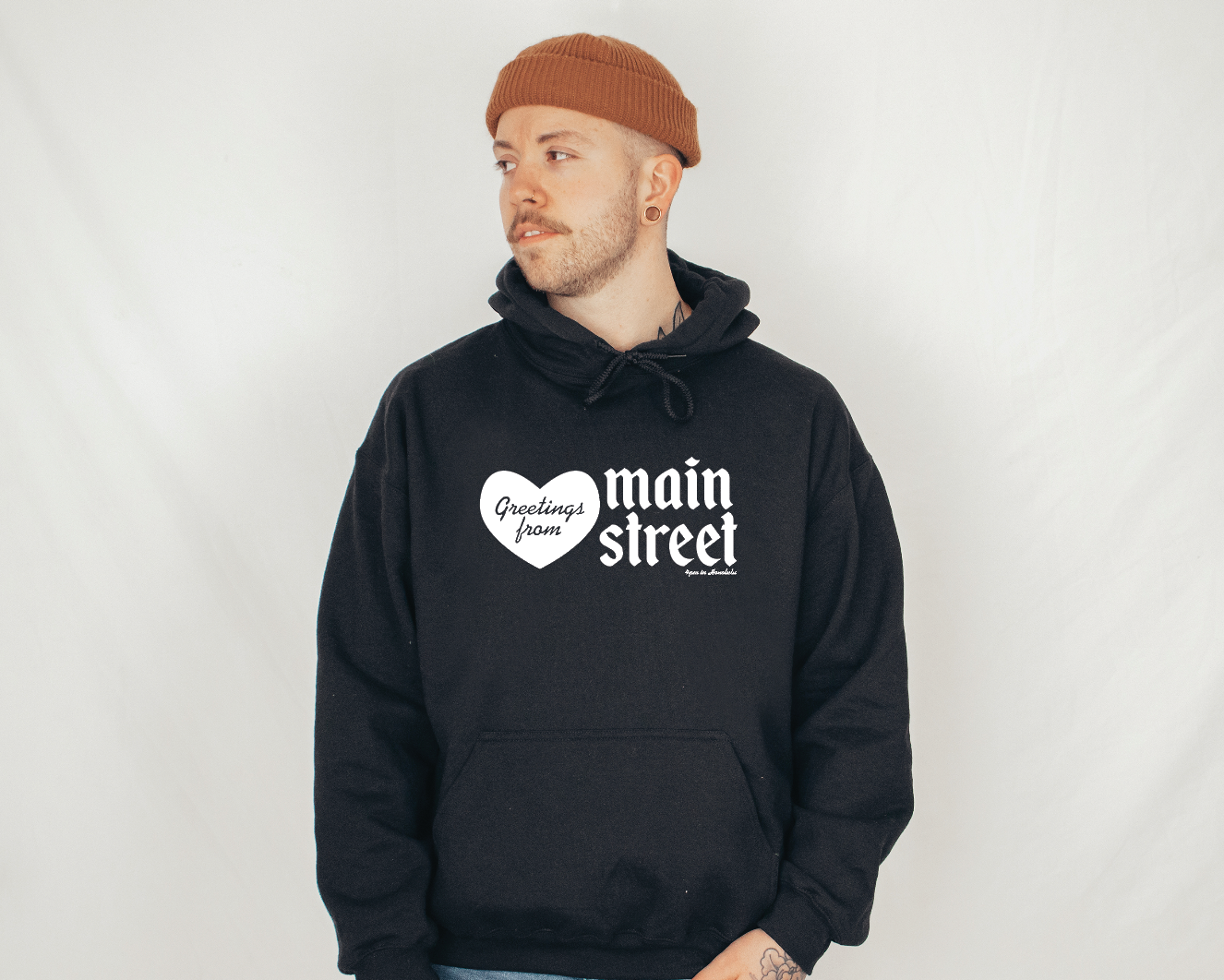 PRE-ORDER Adult Unisex "Greetings from main street" Hoodie