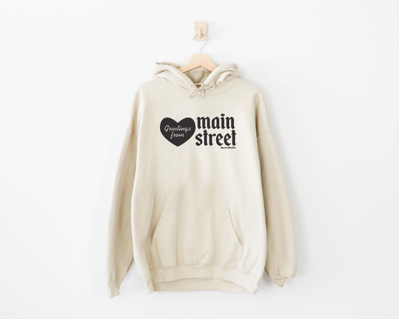 PRE-ORDER Adult Unisex "Greetings from main street" Hoodie