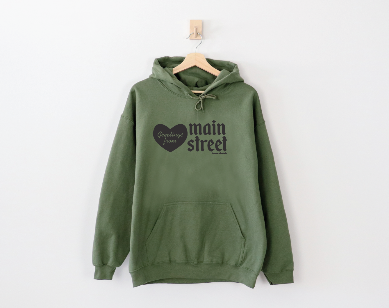 PRE-ORDER Adult Unisex "Greetings from main street" Hoodie