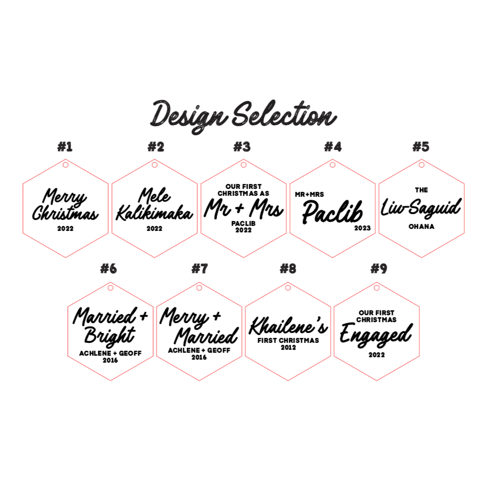 Modern Hexagon Ornament