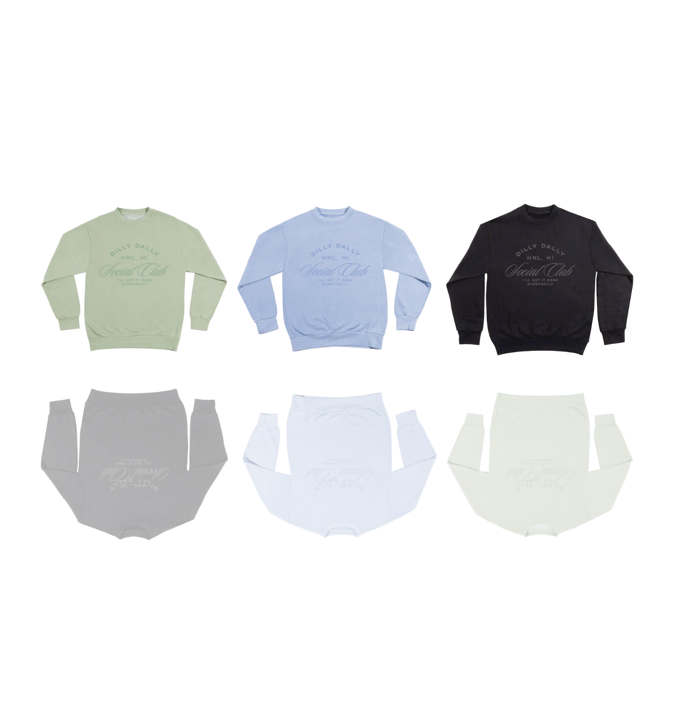 PREORDER | DILLY DALLY Social Club Heavyweight Crewneck