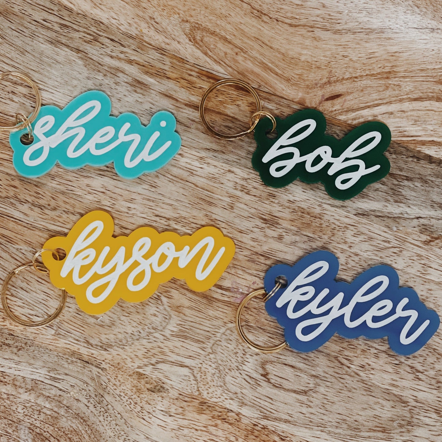 Personalized Single Layer Acrylic Keychain