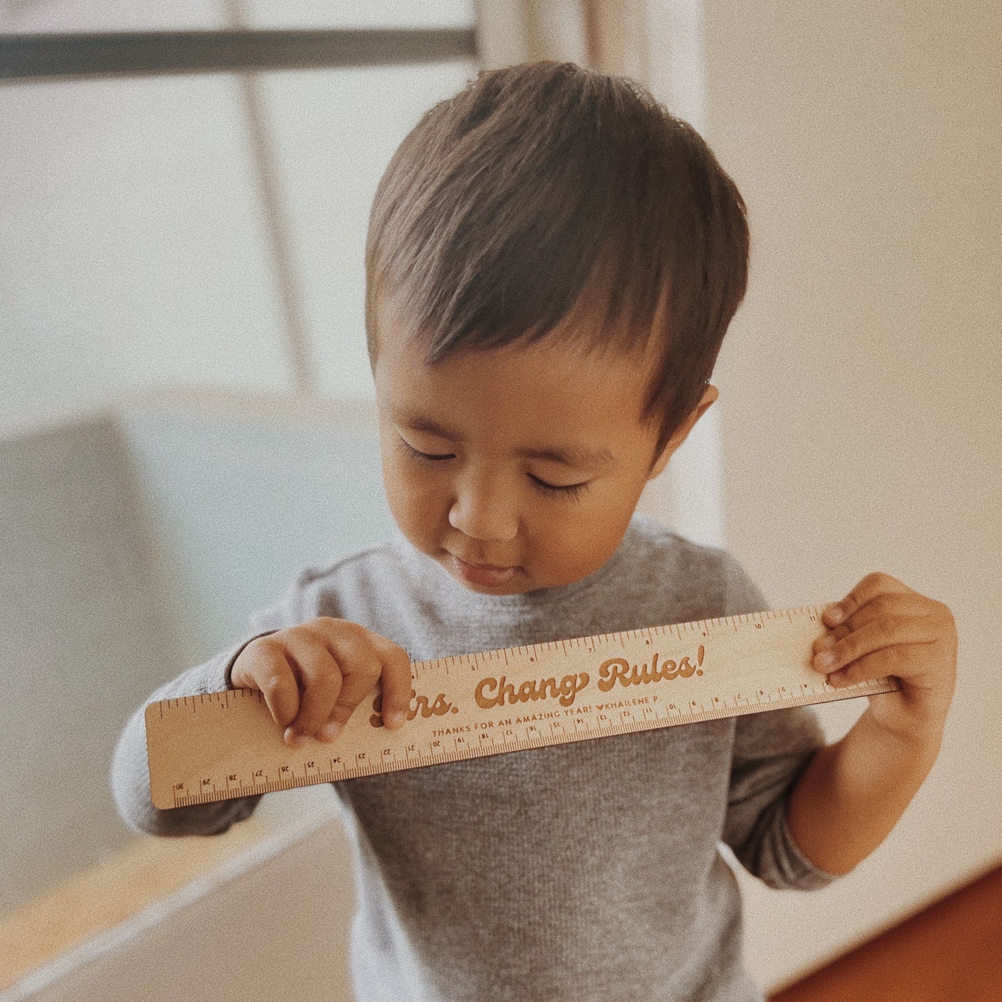 Personalized Wooden Engraved Ruler