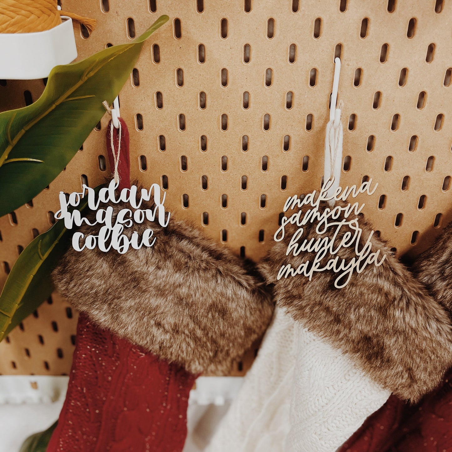 Personalized Multi Stacked Name Ornament