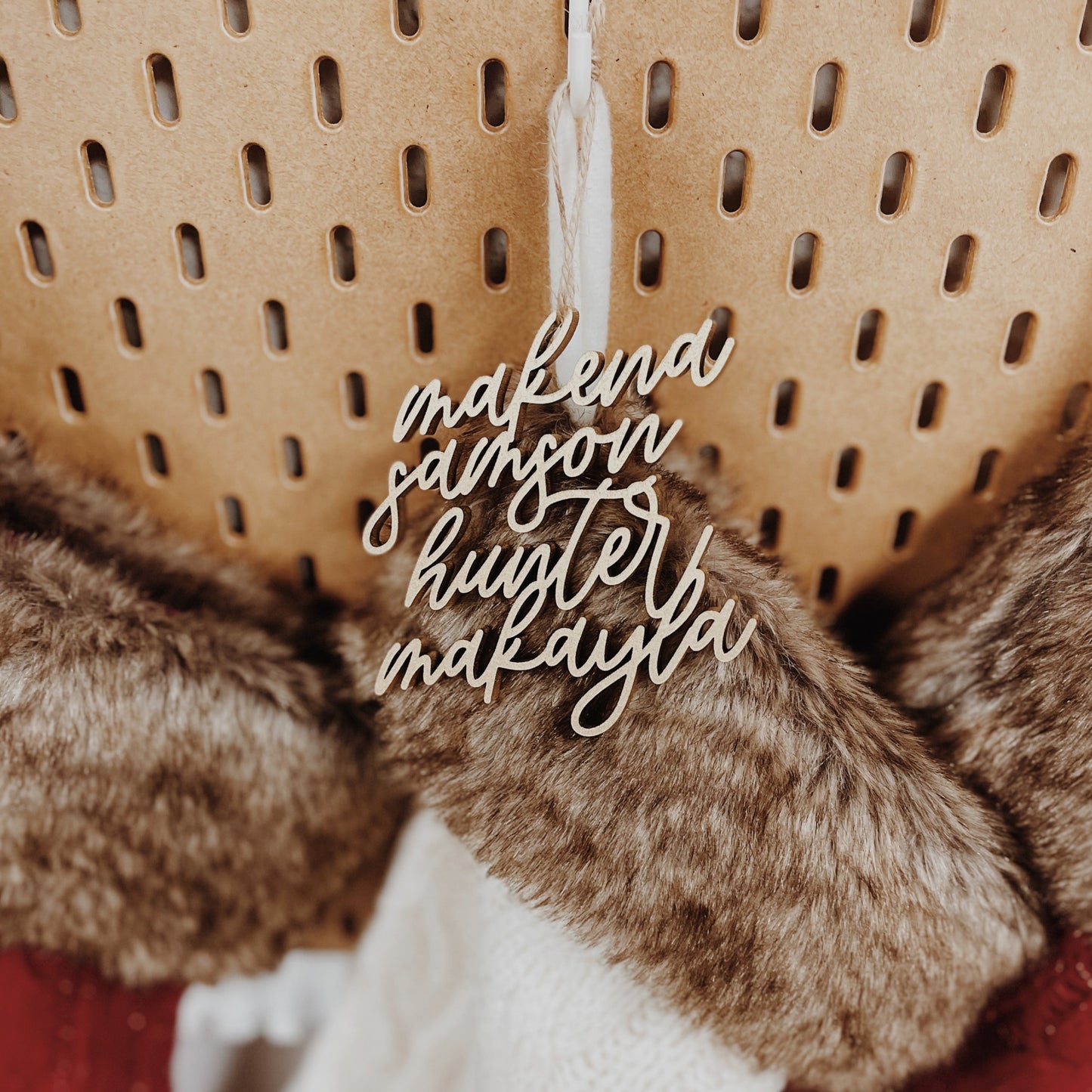 Personalized Multi Stacked Name Ornament