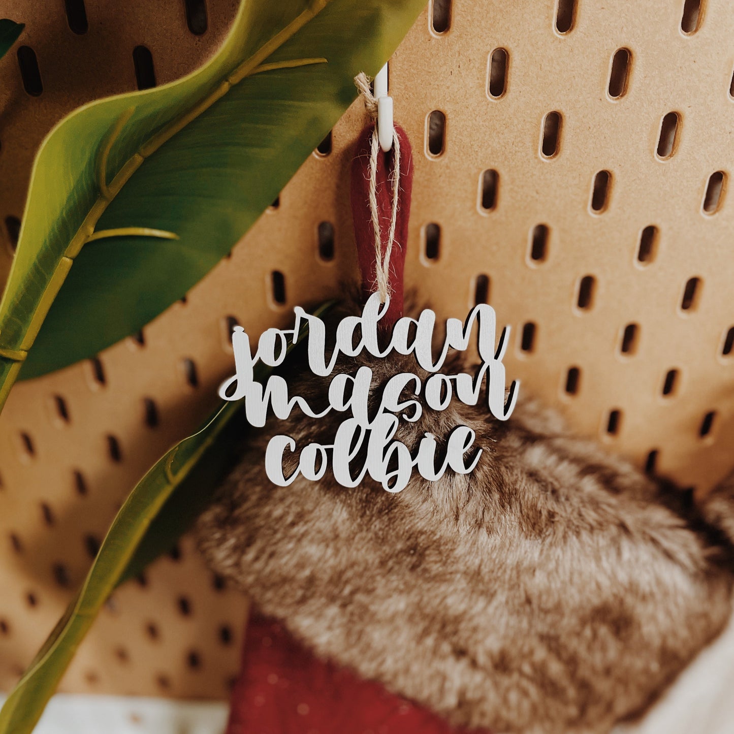 Personalized Multi Stacked Name Ornament