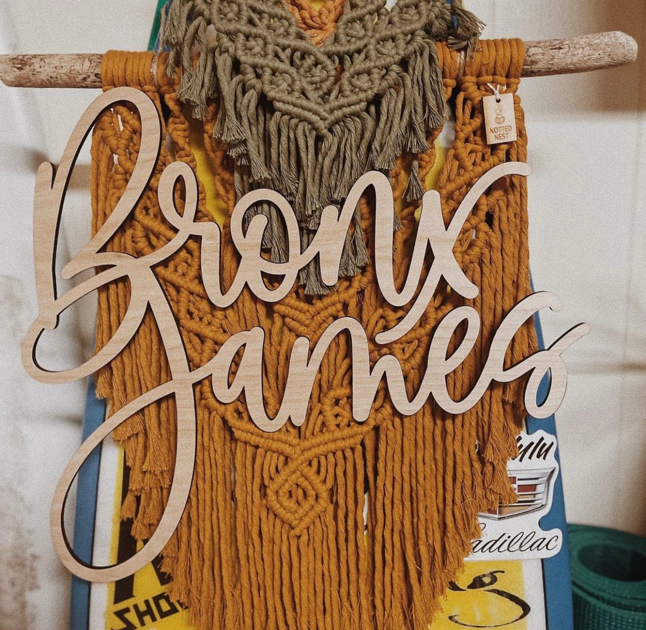 Single Layer Name Cutout (Wood)