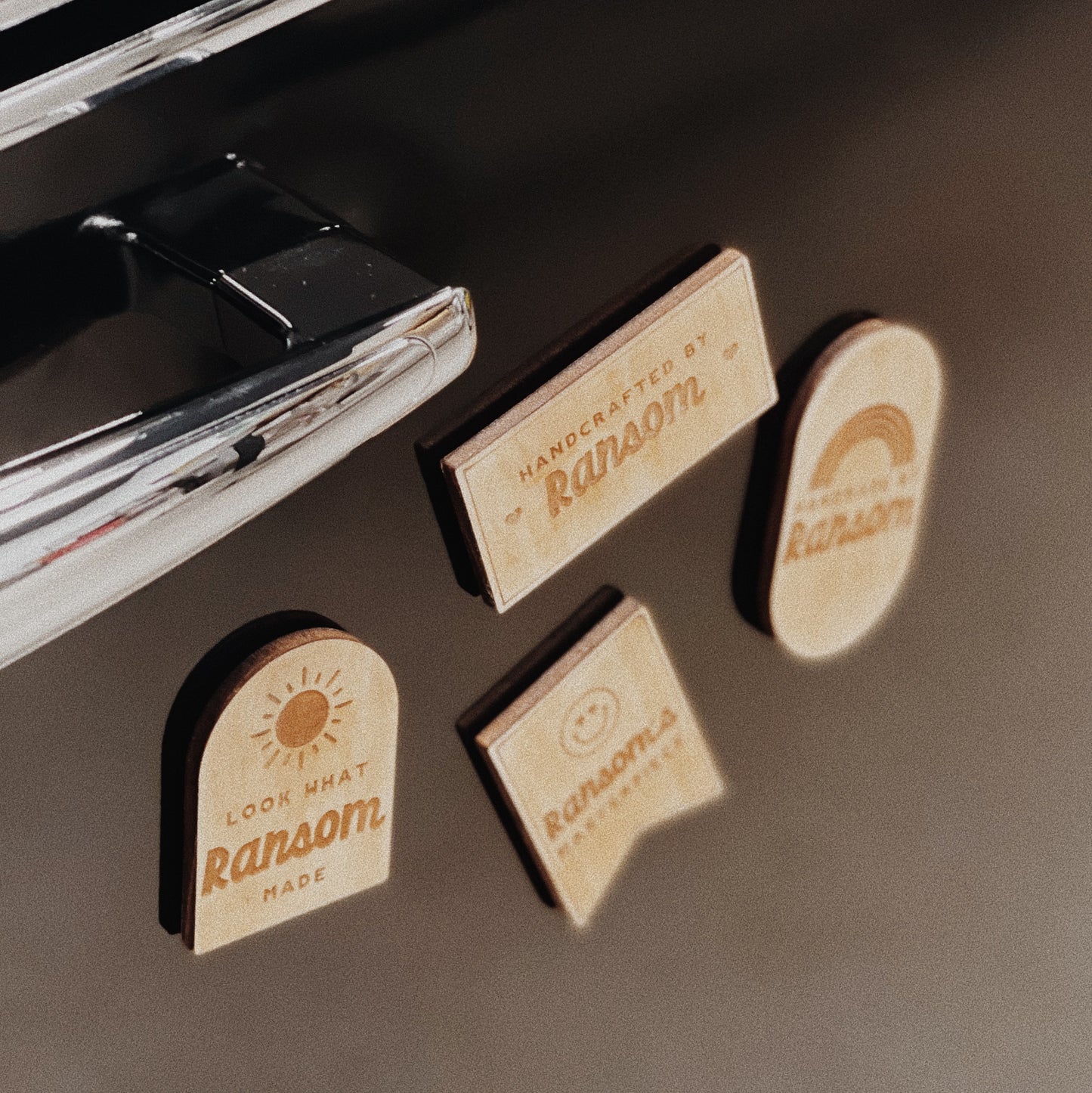 Personalized Kiddie Artwork Magnet Bundle (set of 4)