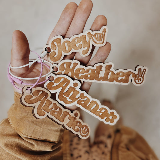 Personalized Wooden Keychain | REALLY COOL