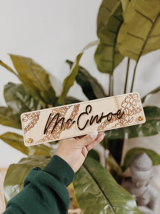 2025 Desk Name Plate