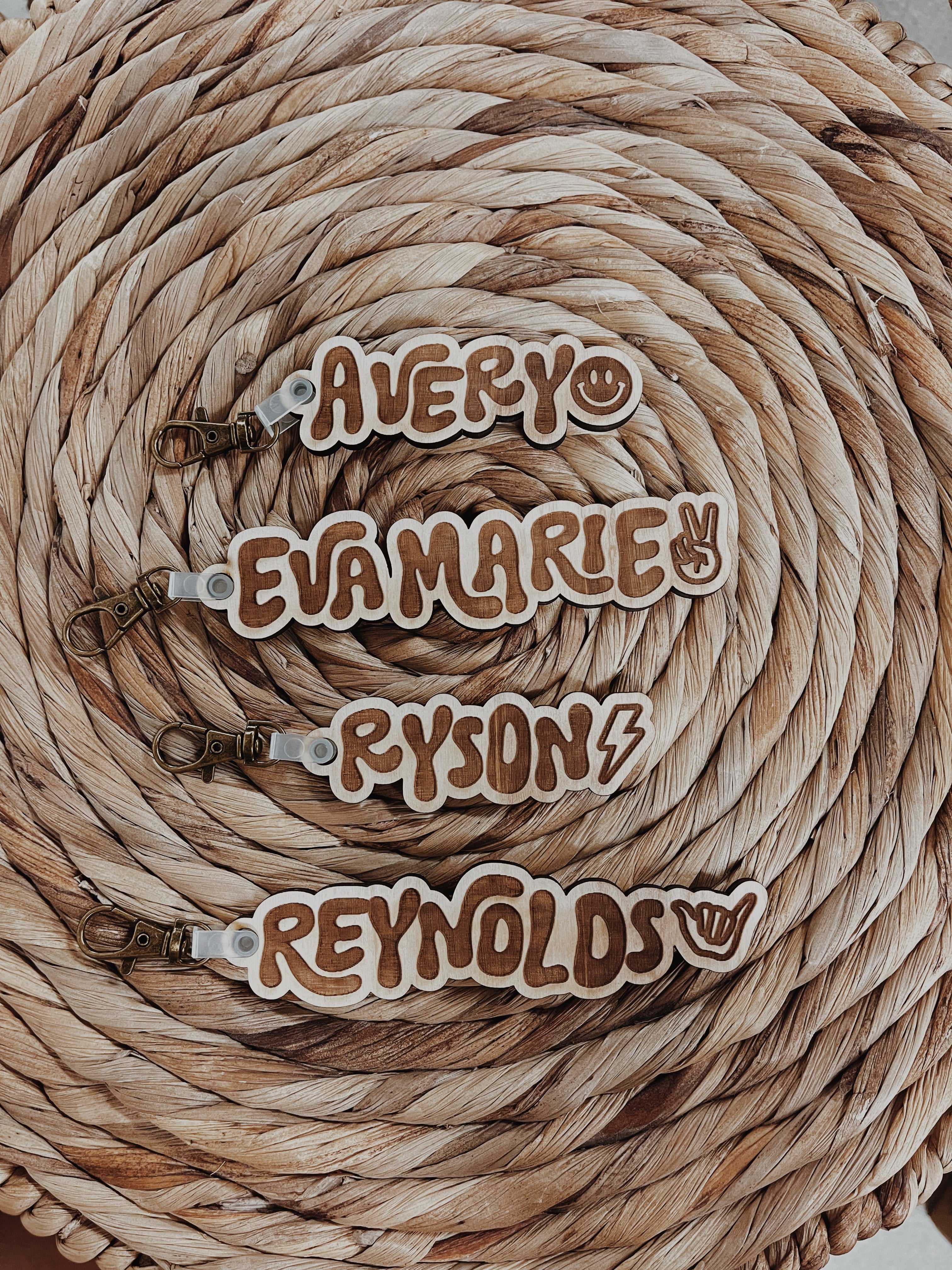 Personalized Wooden Keychain | TROPI LAND