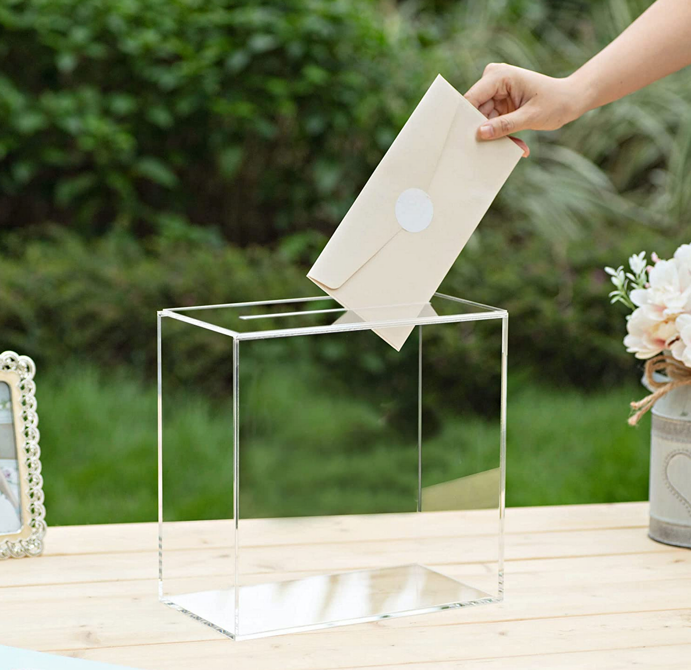 Personalized Acrylic Card Box