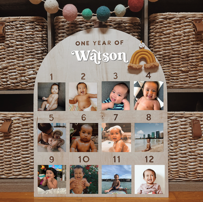 One Year of Baby | First Year Milestones | 1st Birthday Decor
