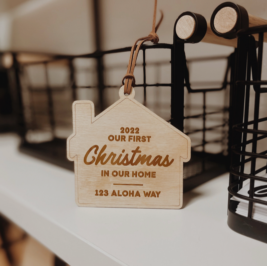 Personalized House Ornament
