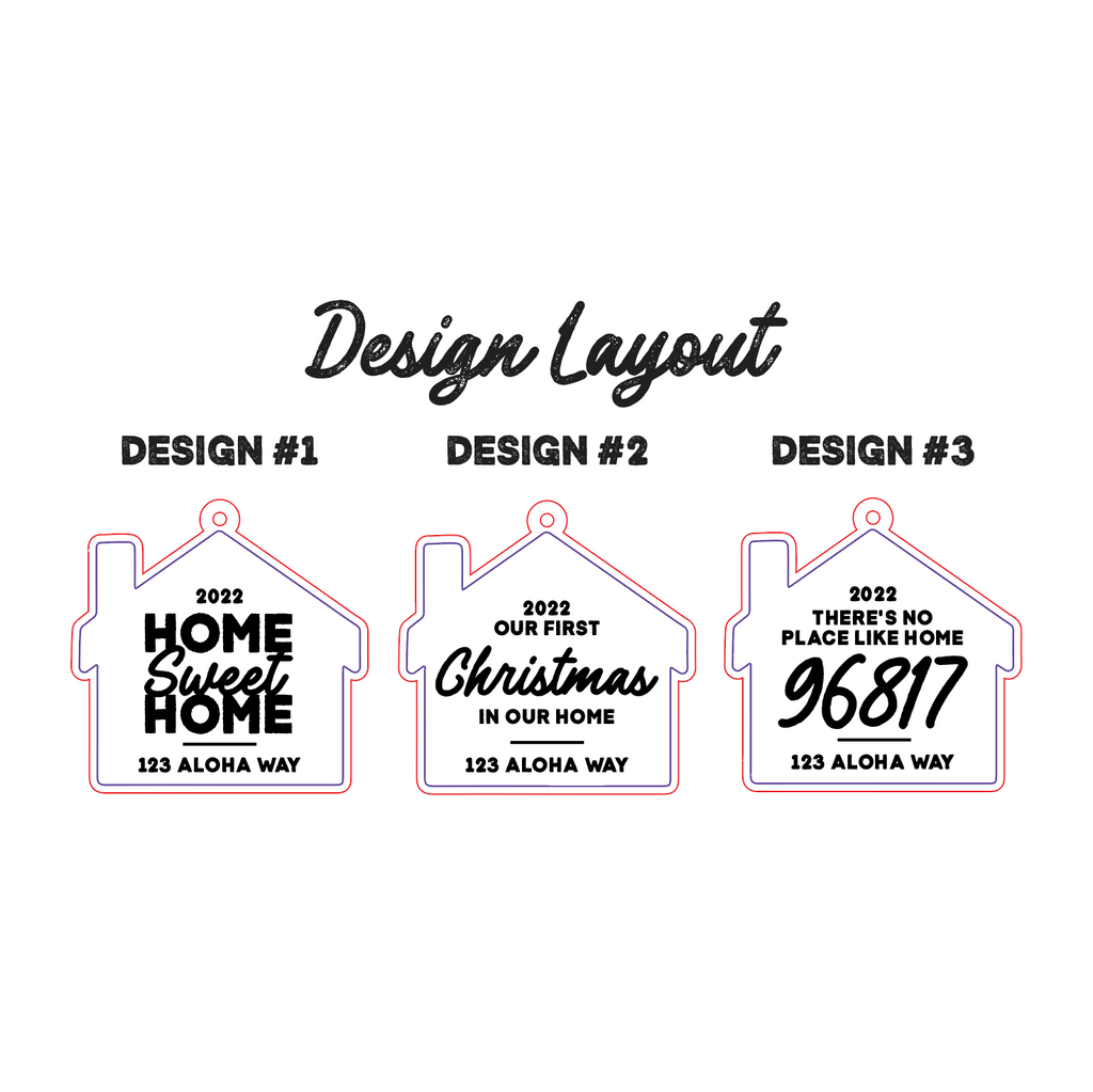 Personalized House Ornament