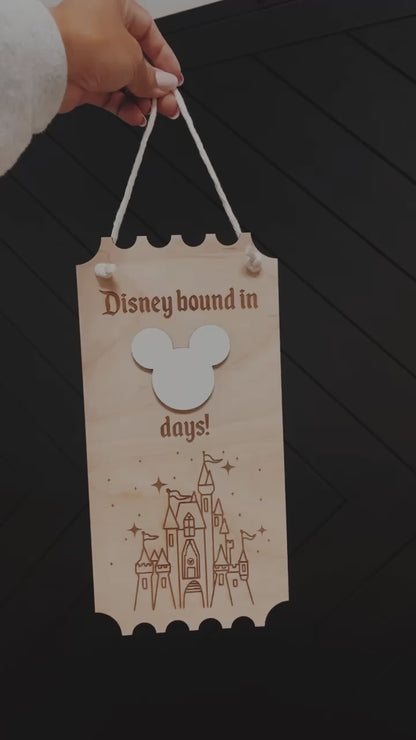 Disney Bound Hanging Sign