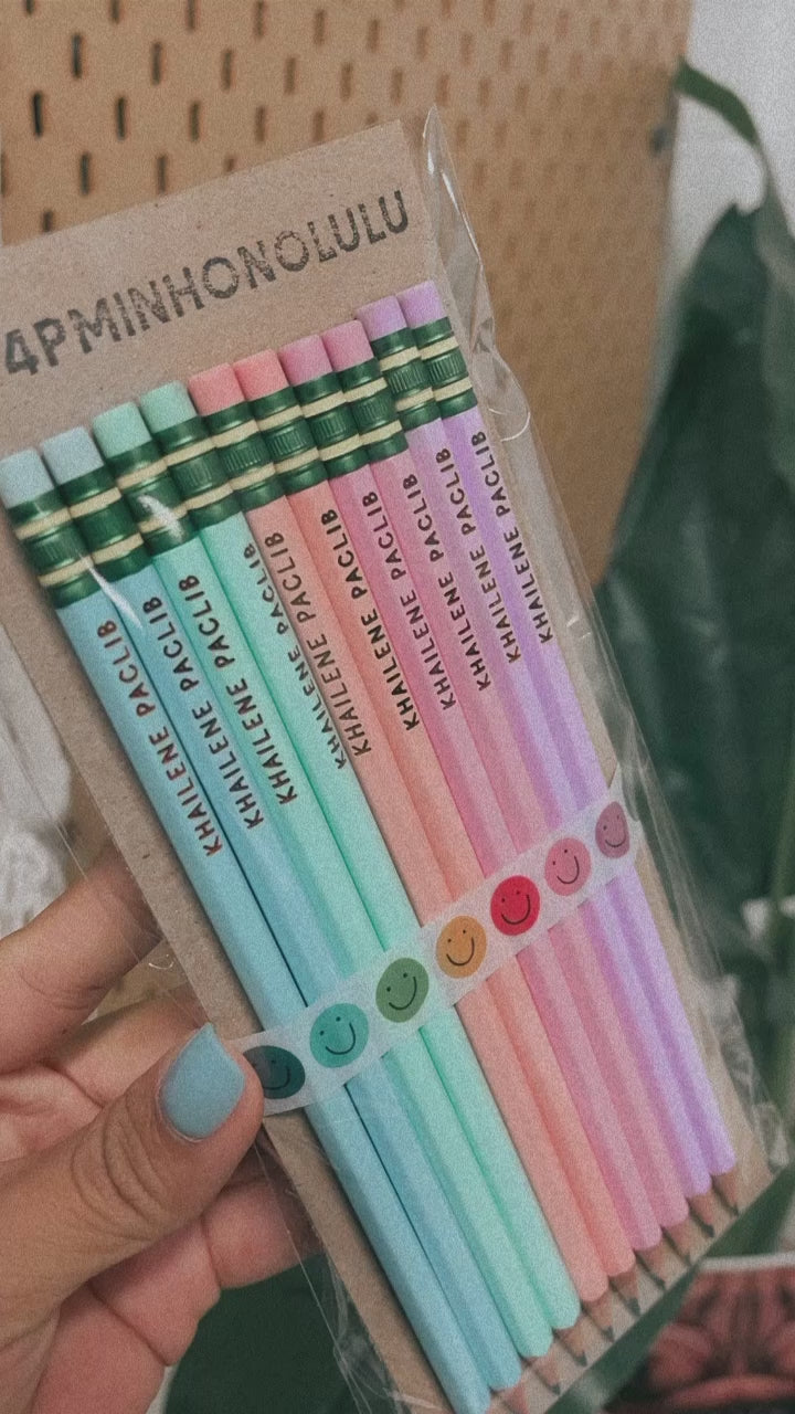 Personalized Engraved Pencils