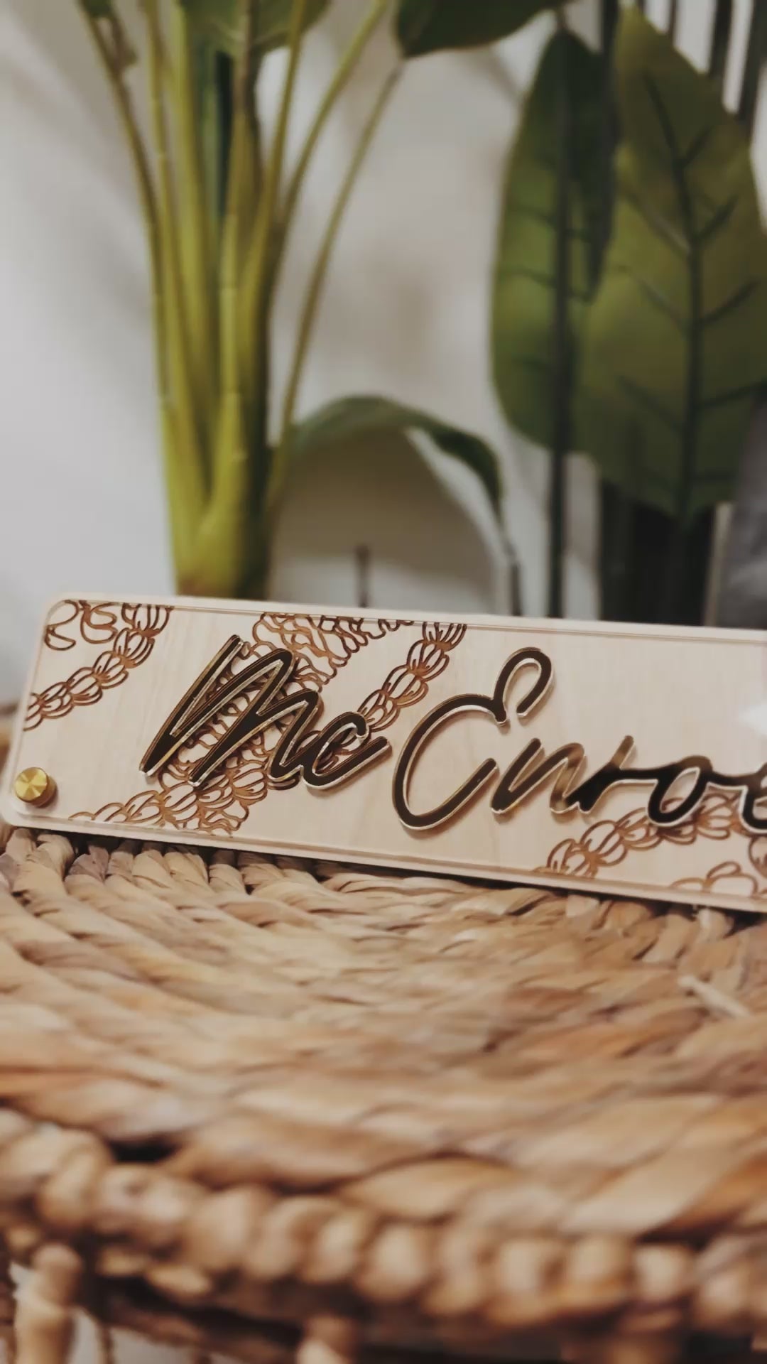 2025 Desk Name Plate