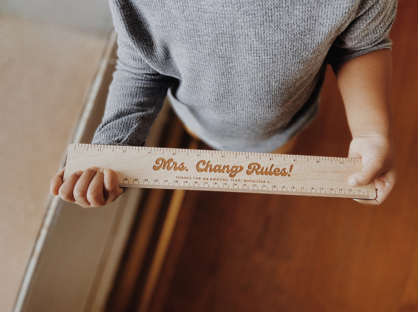 Personalized Wooden Engraved Ruler