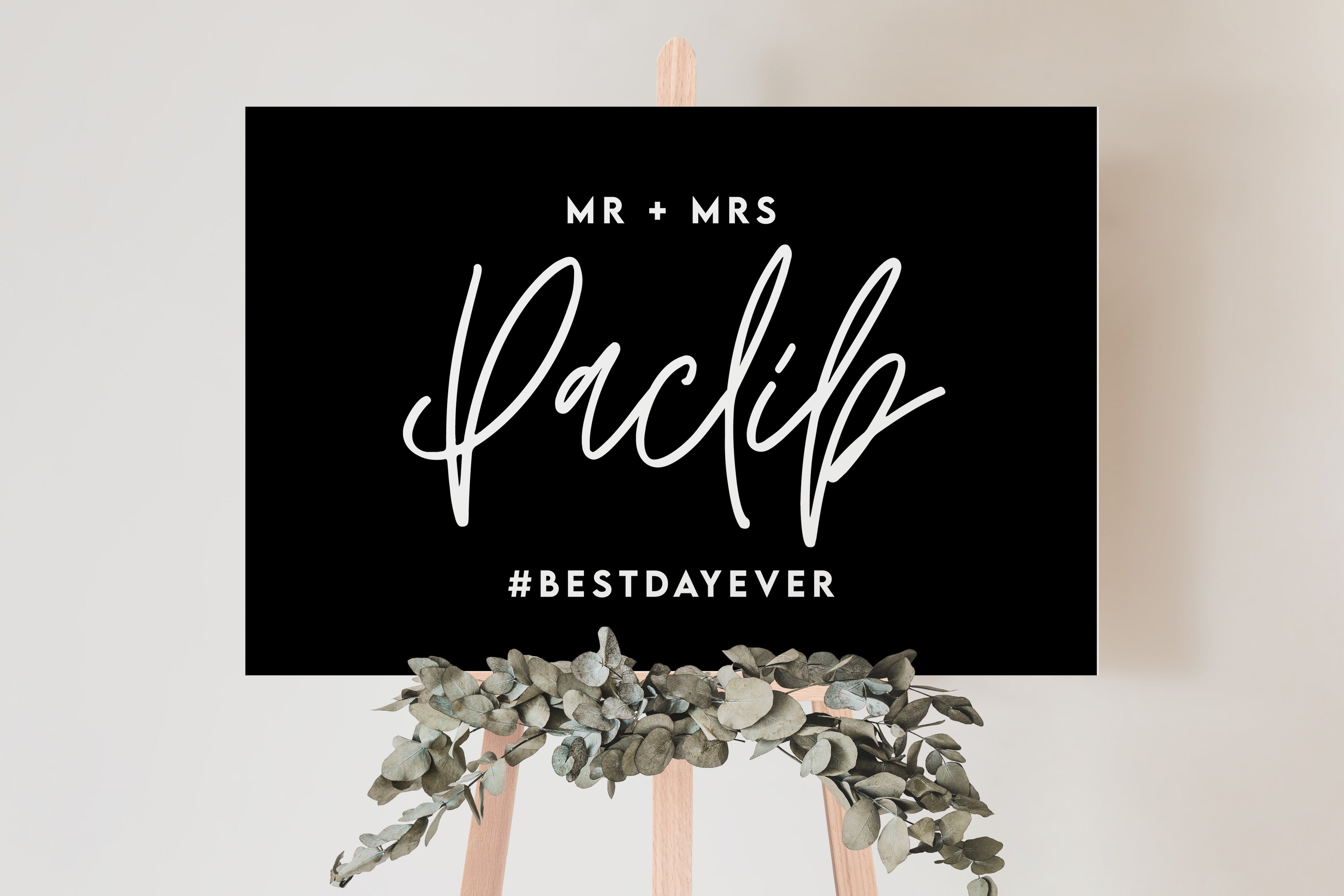 3D ACRYLIC | Welcome Wedding Signage #1