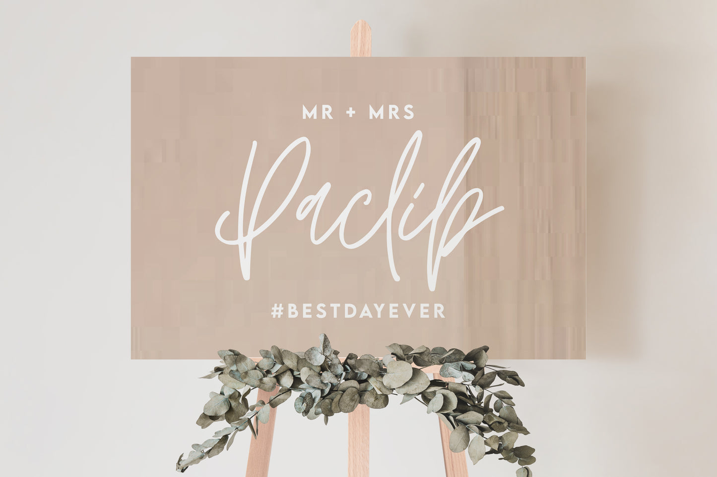 3D WOOD | Welcome Wedding Signage #1