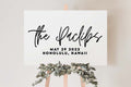 3D ACRYLIC | Welcome Wedding Signage #4