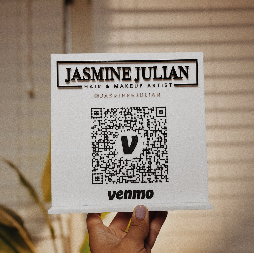 Custom ACRYLIC QR Code / Social Sign