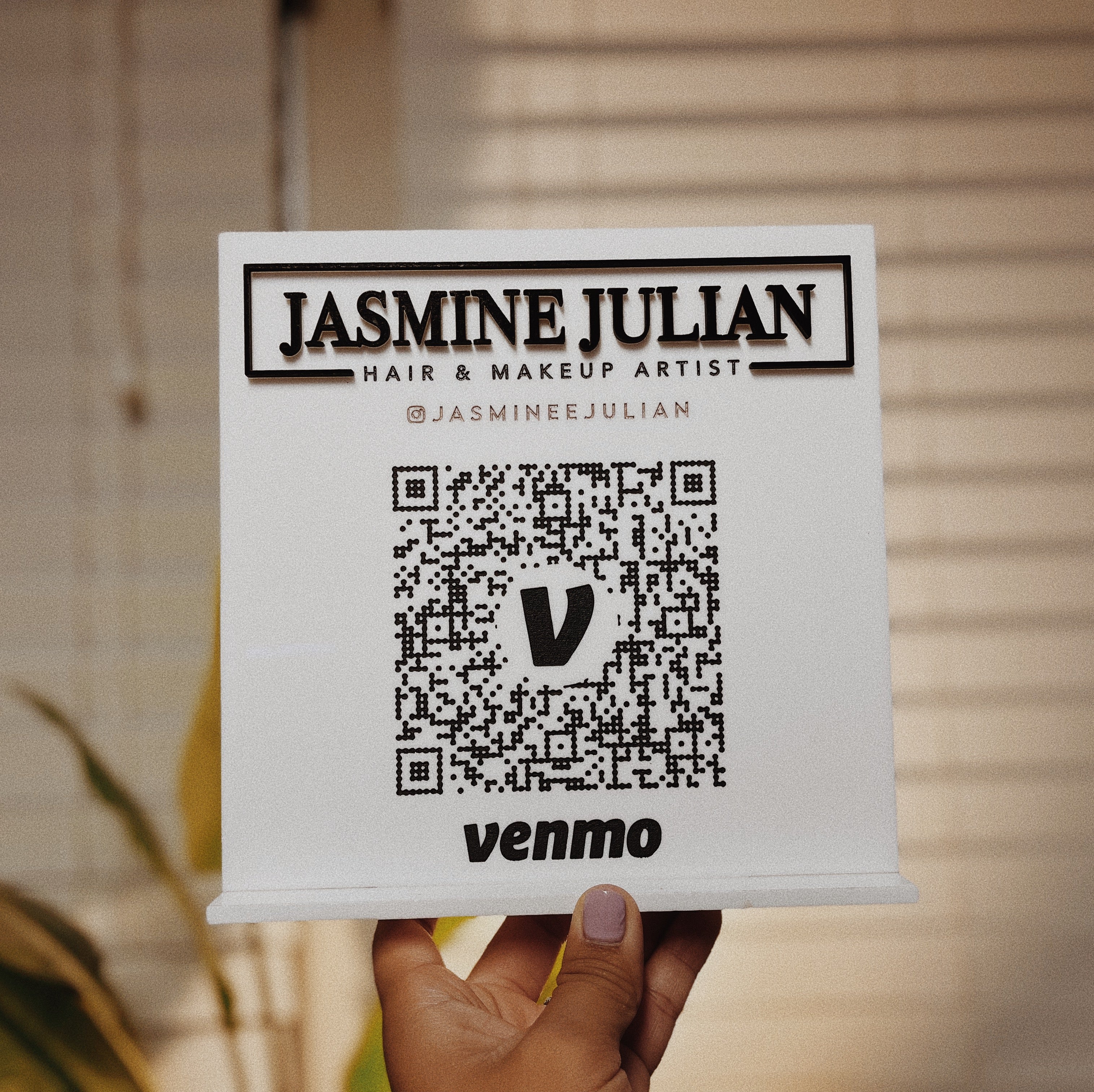 Custom ACRYLIC QR Code / Social Sign