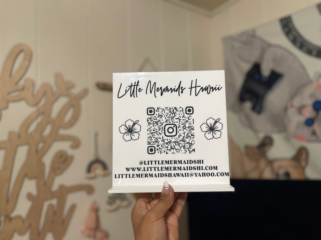 Custom ACRYLIC QR Code / Social Sign