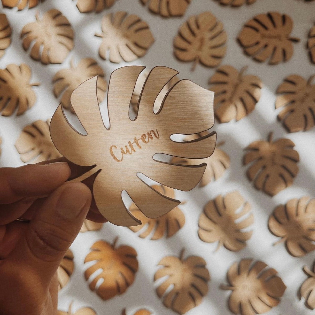 Monstera Place Cards