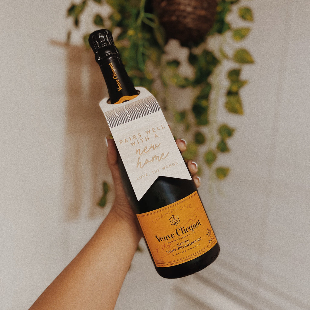 Wooden Bottle Tag