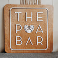 Custom SQUARE/RECTANGLE Business 3D Wood Signage