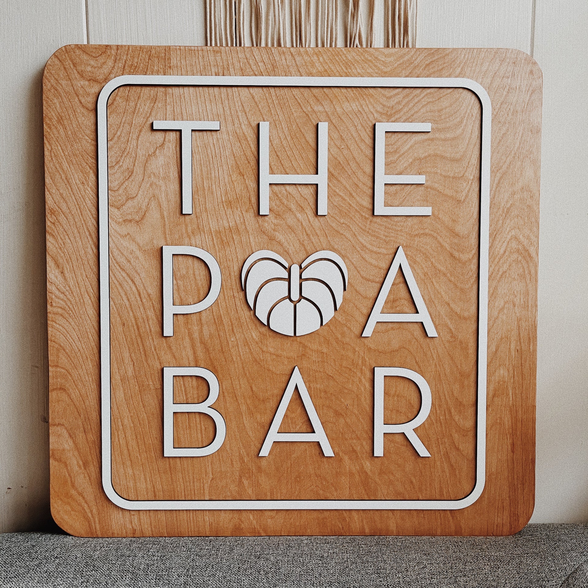 Custom SQUARE/RECTANGLE Business 3D Wood Signage