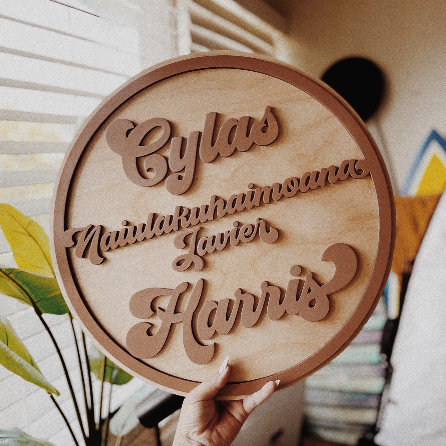 Personalized Retro Name Sign