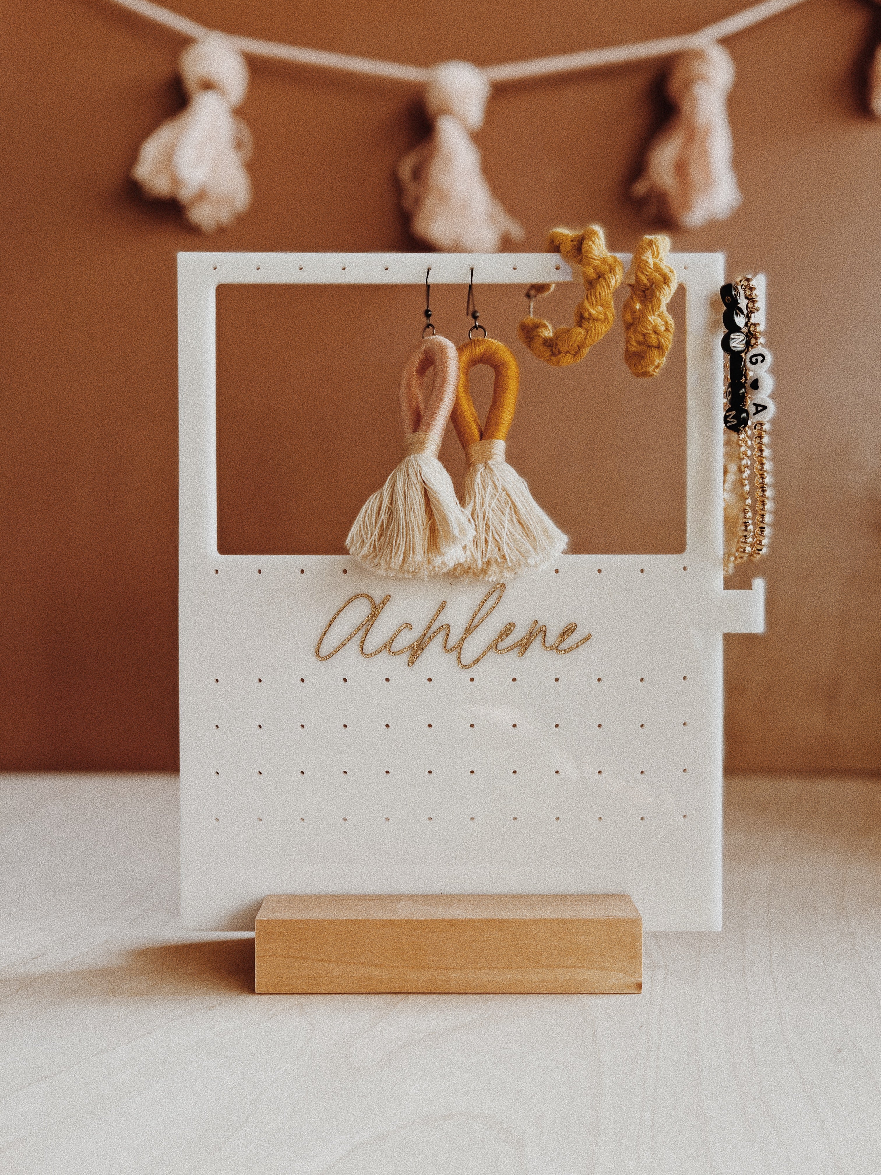 Personalized Jewelry Stand