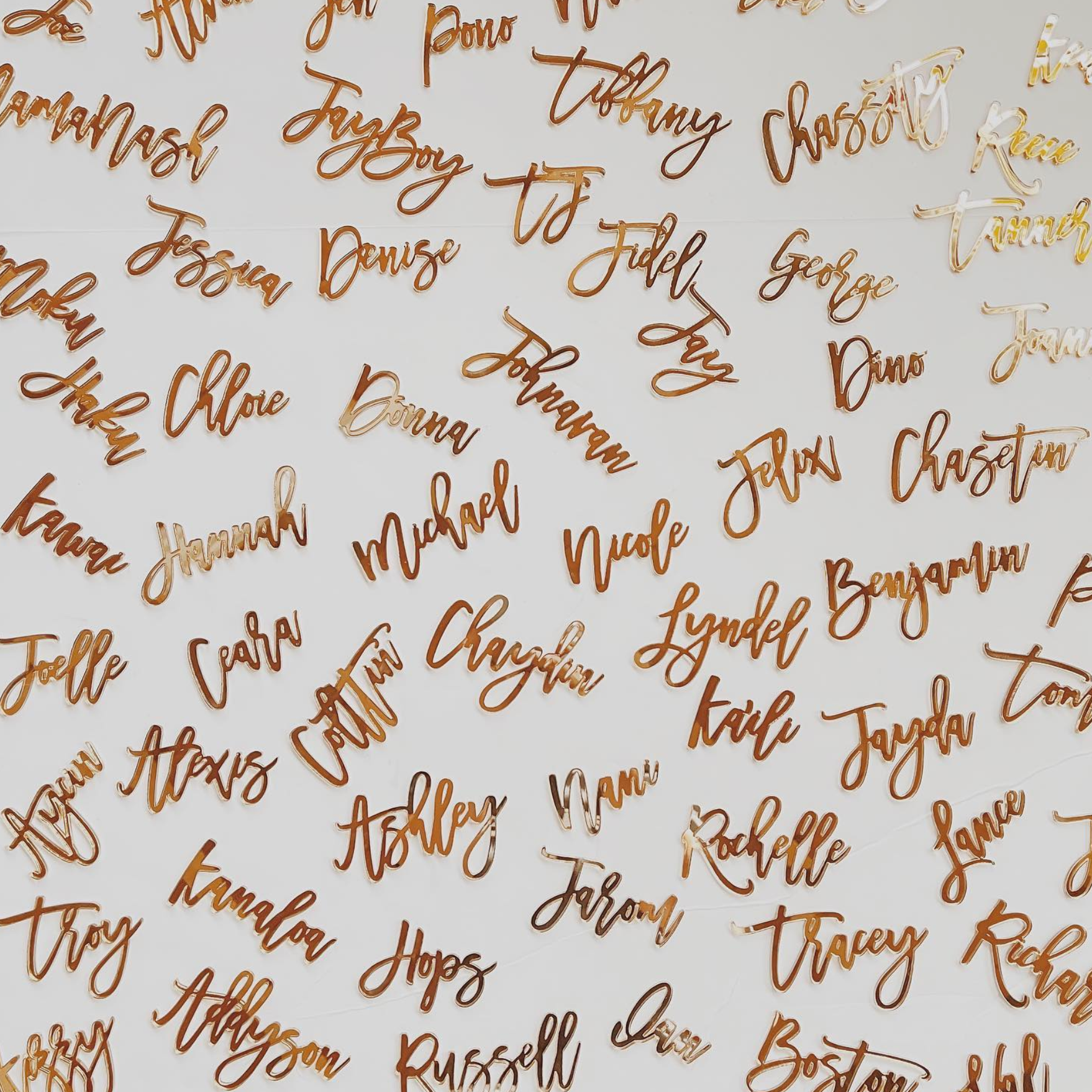Acrylic Name Place Cards