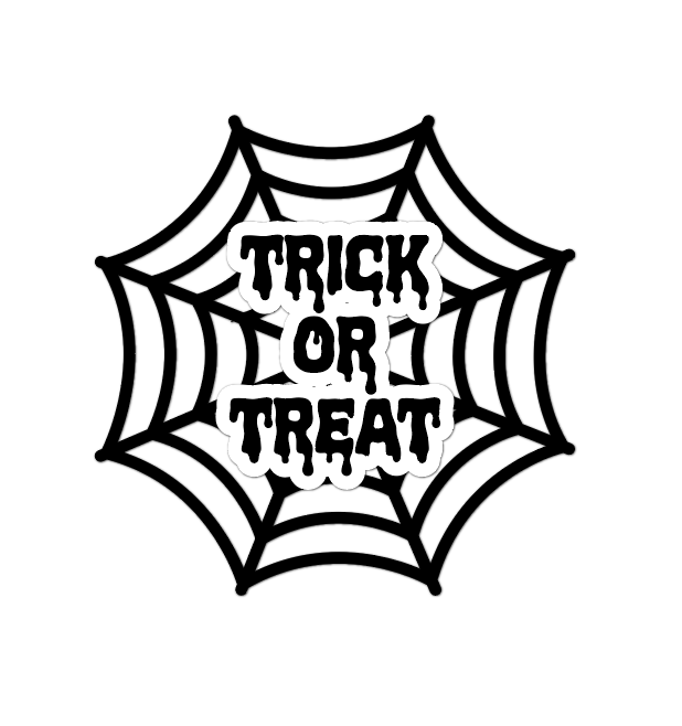Trick or Treat Spiderweb Door Hanger