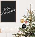 Modern Holiday Hexagon Ornament
