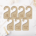 Wooden Baby Clothes Dividers (clothing size)