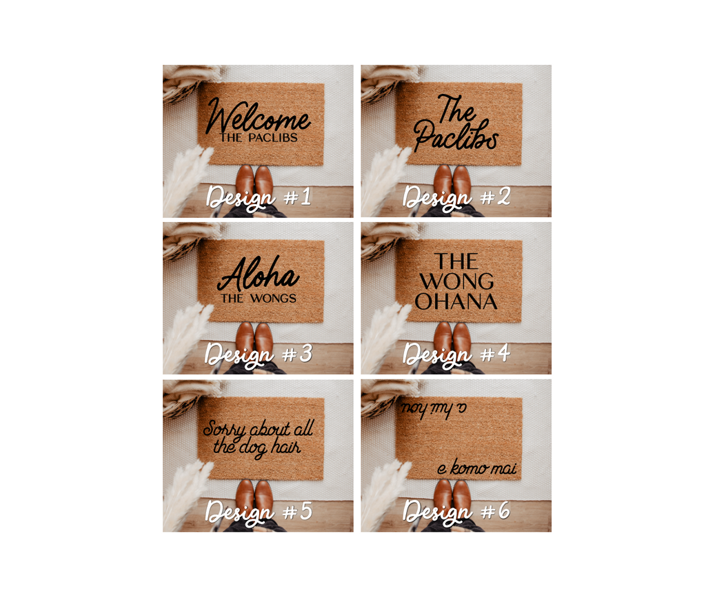Personalized Doormats