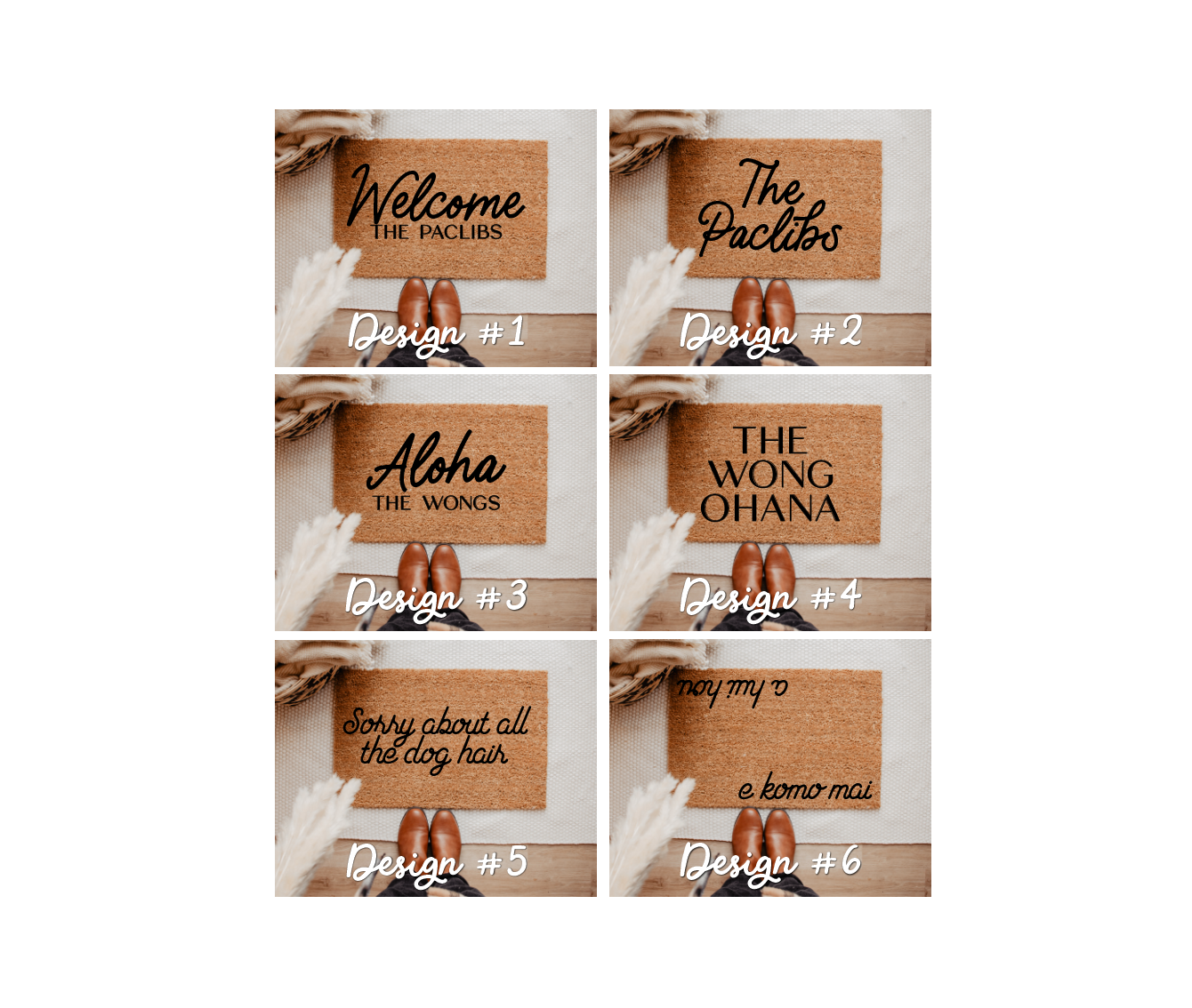 Personalized Doormats