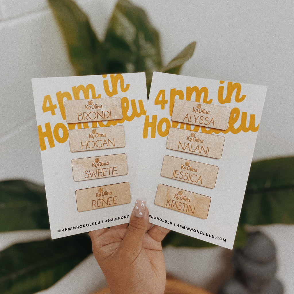 Custom Name Tags