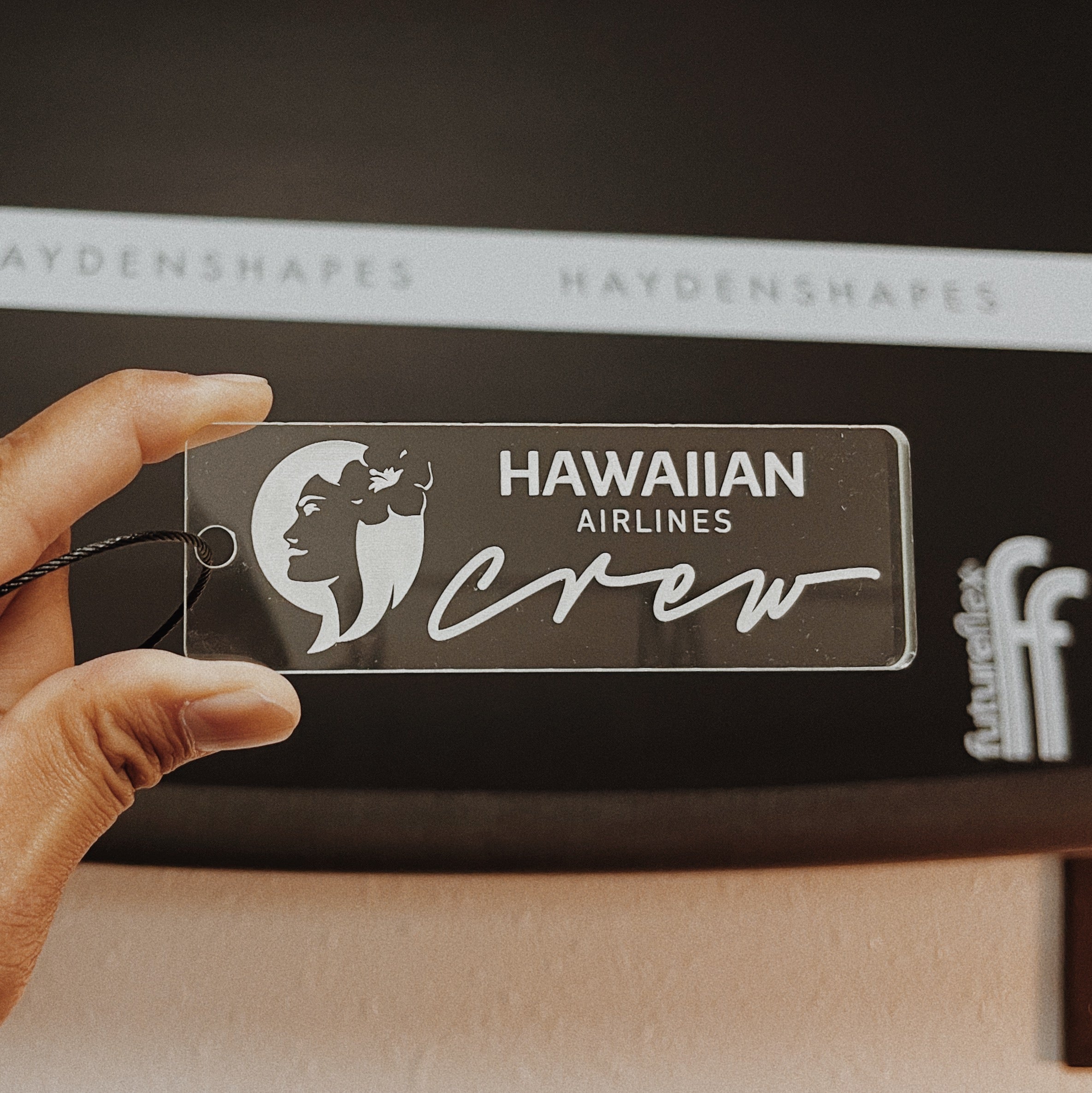 HAL Inspired Acrylic Luggage Tag