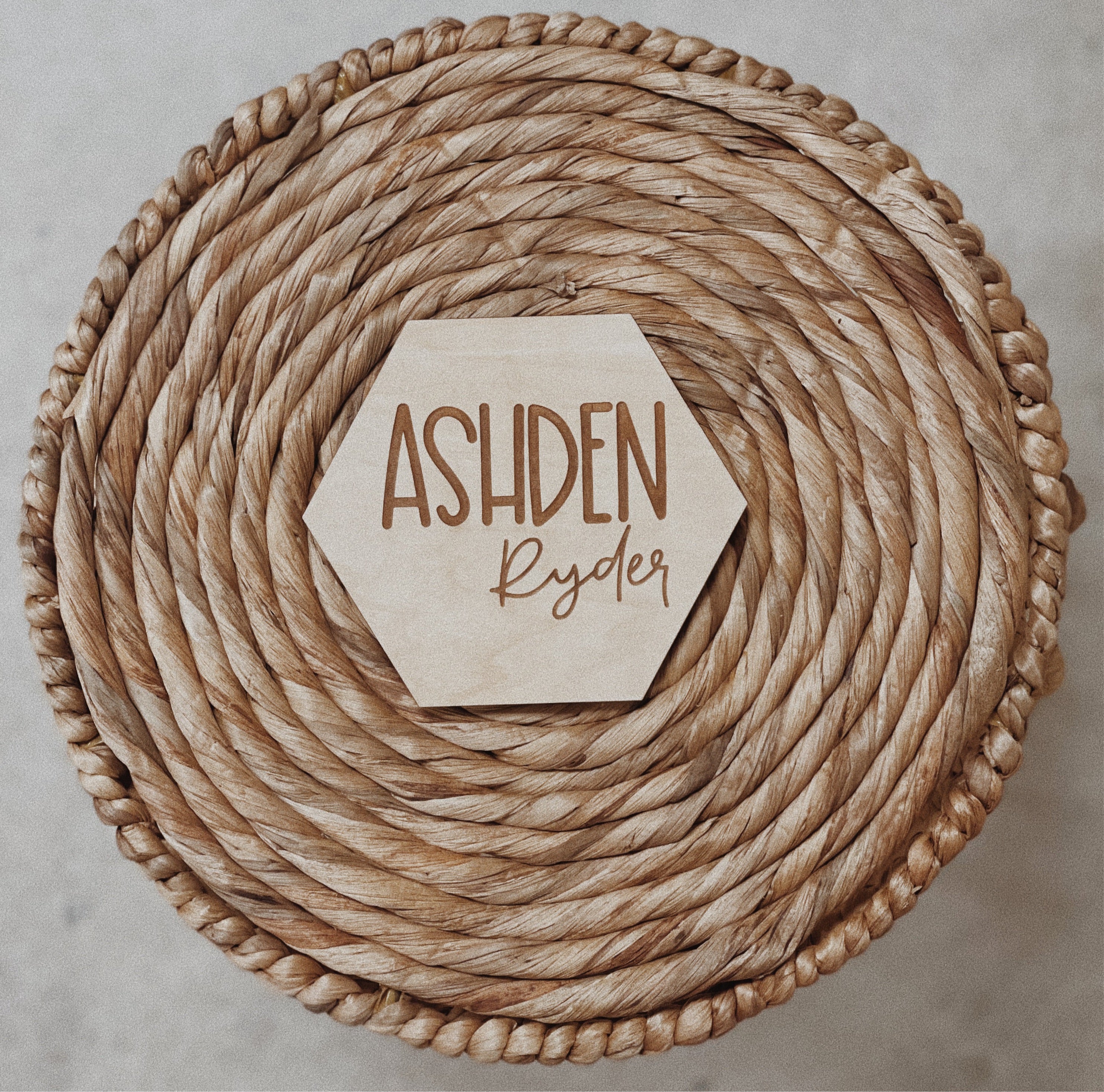 Personalized Birth Announcement & Birth Stat